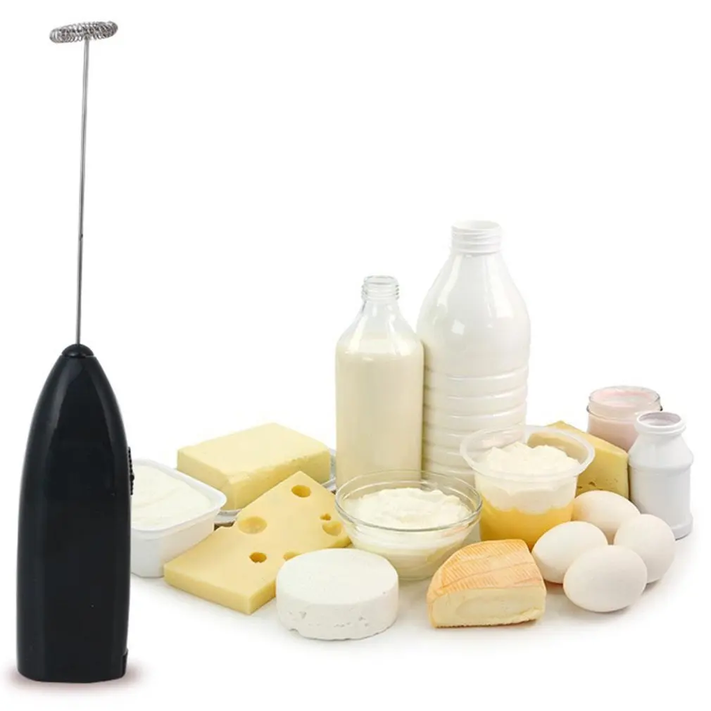 

Mini Electric Milk Frother Foamer Whisk Mixer Stirrer Egg Beater Kitchen Tool Hot Drinks Handle Cooking Tools Dropshipping
