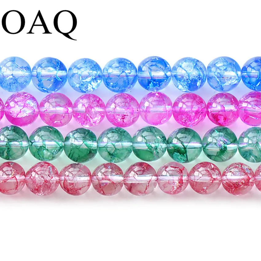6 12mm Wholesale Beads 6 Colors Clear Quartz Natural Crystal Beads