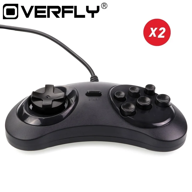 

Overfly 2ps For SEGA GenesisMD2 Y1301 USB Gamepad Game Controller SEGA USB Gaming Joystick Holder for PC MAC Mega Drive Gamepads