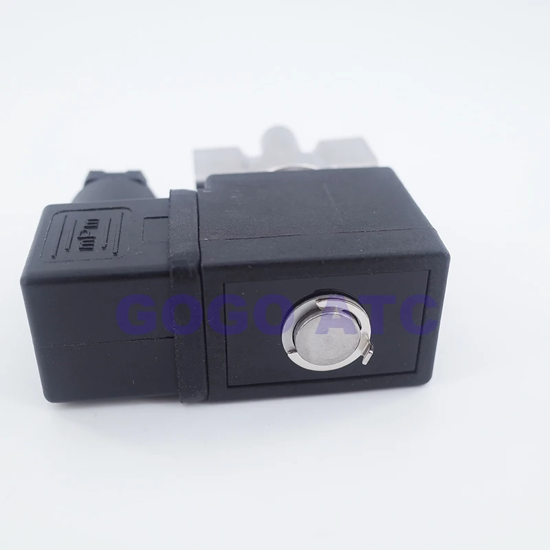 GOGO 0 40bar/20bar/15bar/10bar/7bar 2 ходовой SS304 электромагнитный клапан DC24V 1/4 &quotBSP отверстие