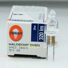 3 шт. OSRAM 64428 12V20W G4 горизонтальный провод микроскоп галогенная лампа/оптический инструмент лампа/станок освещение