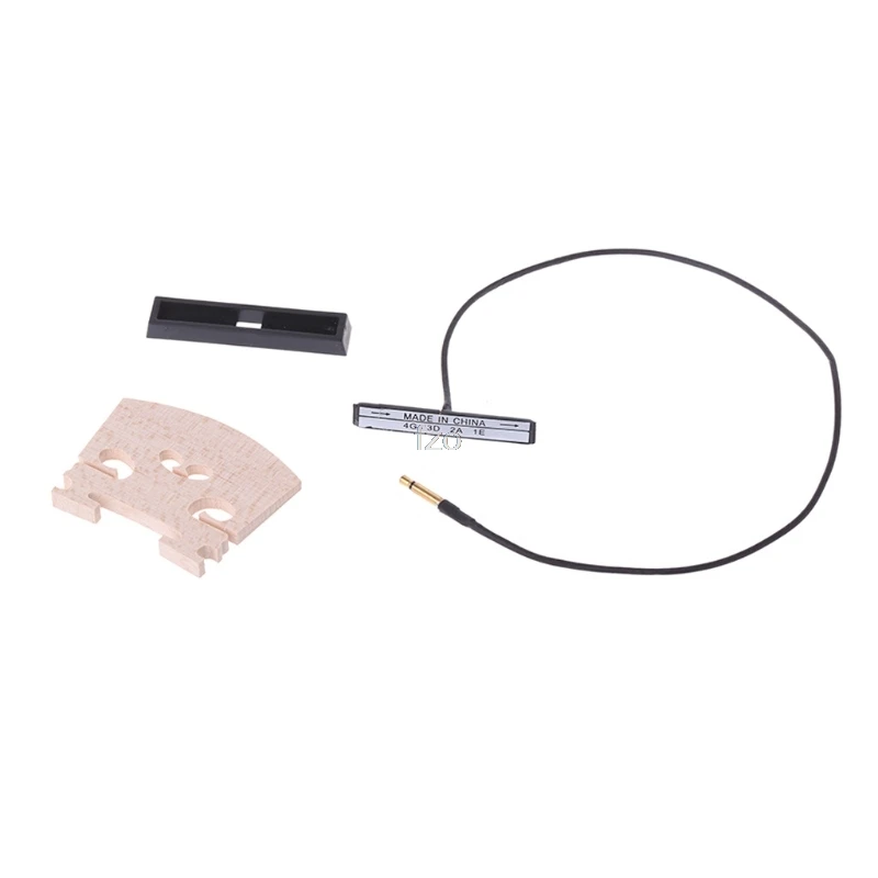 

NewDouble Piezo Upright Cello Pickup Bass Cello + Baroque Style Violin Bridge yhq