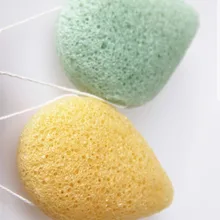 2 шт. Exfoliator очищения составляют губка Konjac Конняку лице Puff Умывания Очищающий Губка Косметика для макияжа инструмент