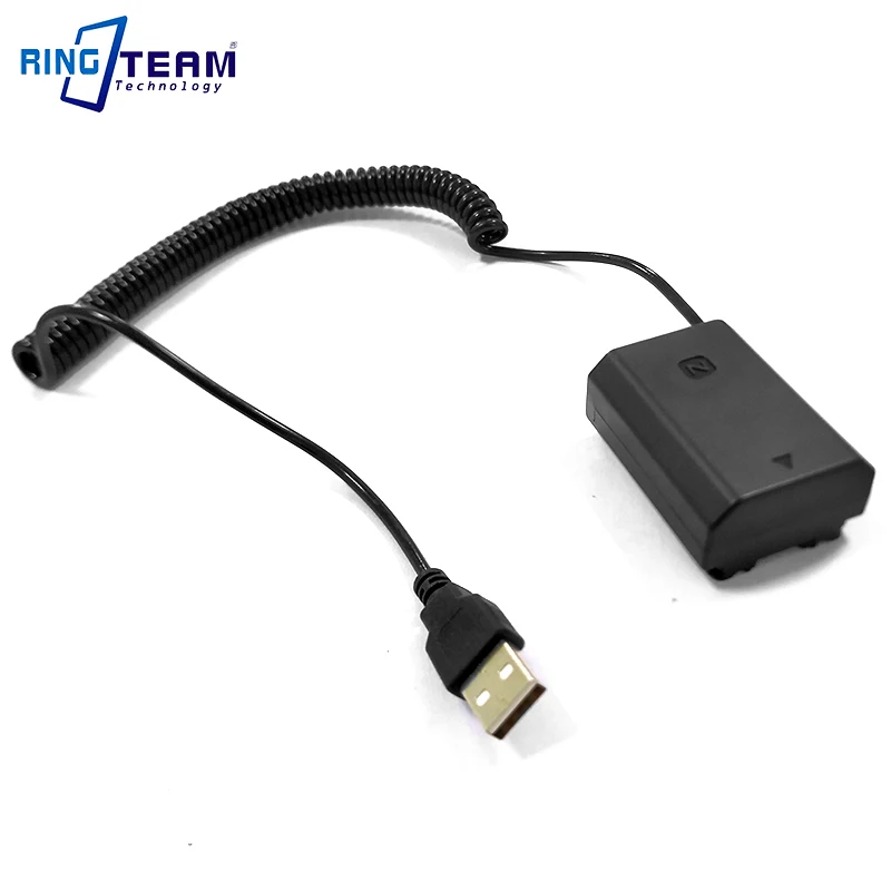 NPFZ100 NP FZ100 USB Спиральный кабель адаптер DC муфта для камеры Sony ILCE 9/ILCE9/a9/ILCE