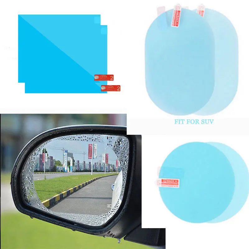 

Car Rearview Mirror Film Anti-fog, Water, Mist, Anti glare Protective Stickers Cars SUV Screen Rear View Mirror Window Clear