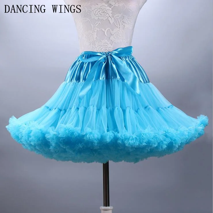 Pettiskirt для подростков 2020 ярких цветов взрослых и девочек короткая пушистая юбка