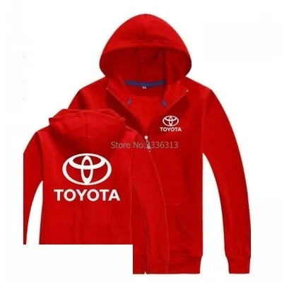 

Autumn and winter Toyota sweatshirt 4S shop sales staff work clothes garments factory zipper Hooded coat