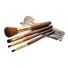 4pcs Mini Makeup brush Set Coffe color Cosmetics Kit de pinceis de maquiagem high-end Make up Tool Hair Foundation Brushes Kit