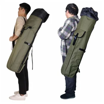 

Large Capacity Fishing Rod Bag Waterproof Carrier Fishing Reel Organizer Pole Storage Bag Adjustable Fishing Rod Holder
