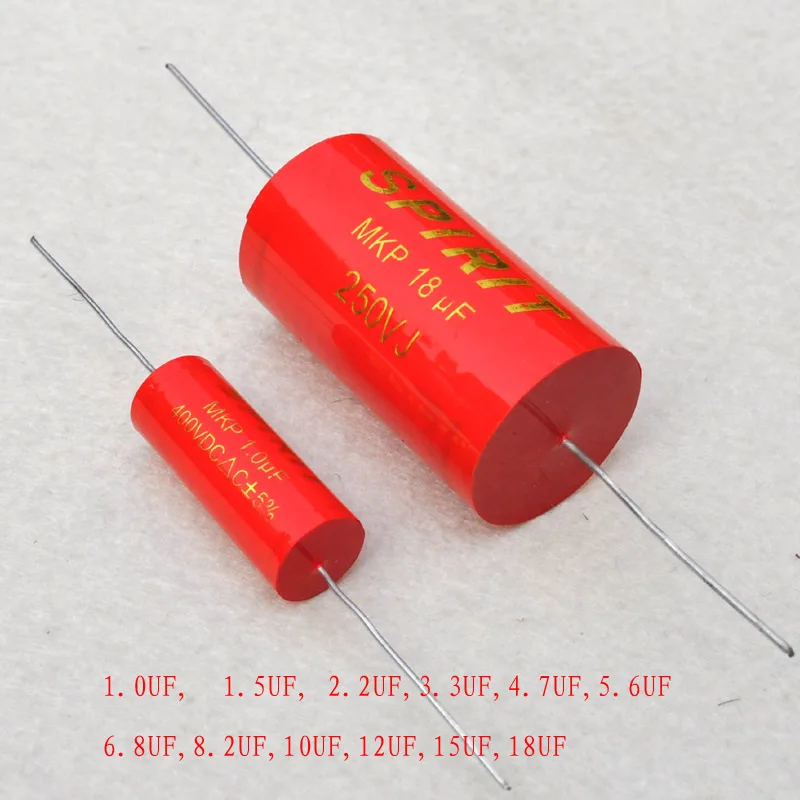 MKP 1-18uF 250V Audio Crossover Non-Polarity Metallized Polyester Film Capacitor