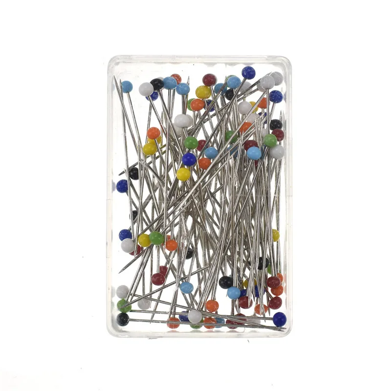 Looen 100pcs Mini Round Bead Sewing Pins Clothing Safety Pin DIY Decoration Garment Needles Tools Crafts Sewing Accessories (7)