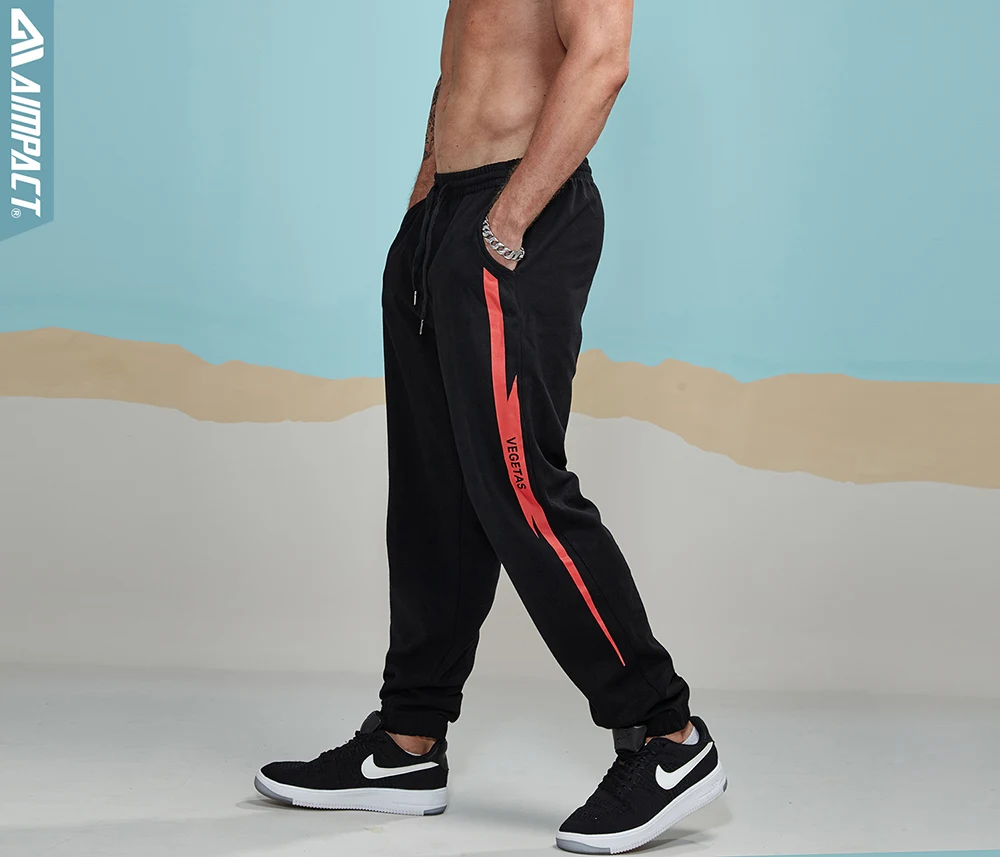 Aimpact 2018 New Casual Jogger Pants Men Active Elastic Urban Biker Pant Man Cotton Drawstring Sweatpants Male Track Pant AM5003 (14)