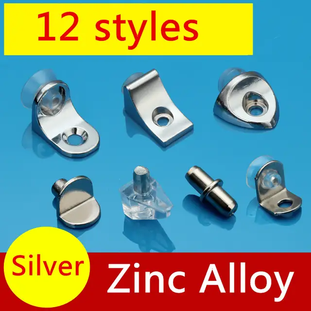 8pcs Lot Angle Shelf Bracket Glass Shelf Supports Kitchen Cabinet
