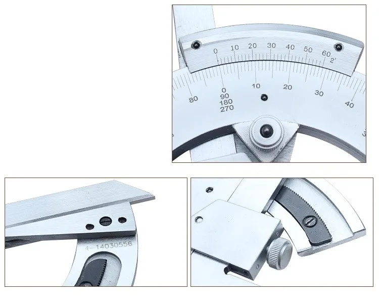 0-320 градусов Универсальный конический транспортир тест линейка транспортир угломерный инструмент goniasmometer