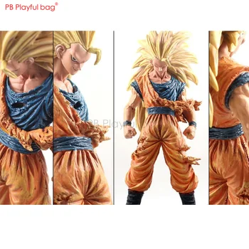 

Novelty Dragon Super Saiyan 3 Goku Figure 19CM PVC collectible Action Figure model Toys Children's Gifts HB20
