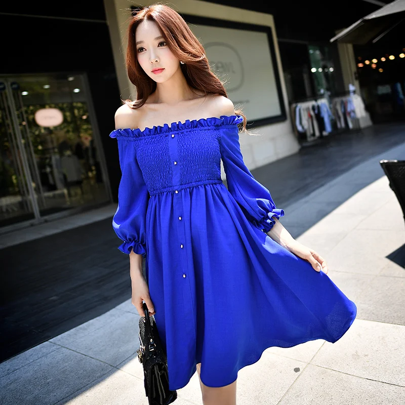 Милое Голубое Платье фото 3