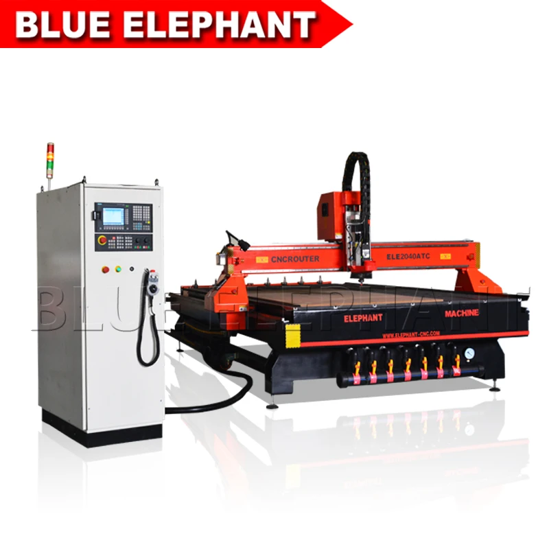 Furniture industry ATC 3 axis spindles pneumatic tool changer CNC