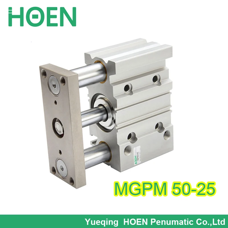 

MGPM 50-25 50mm bore 25mm stroke Pneumatic cylinder Air cylinder MGP series Three-Shaft Cylinder mgpm 50-25 50*25 50x25