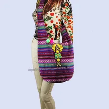 Винтажная ручная сумка хмонг в этническом стиле, в этническом стиле, тайская, индийская, бохо, с вышивкой, сумка-мессенджер, сумочка, сумка Хобо, сумка-тоут, sys-1016