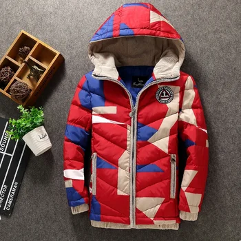 

The Children Down Boy Fight New Color Jacket Hooded Jacket Thick Cloth