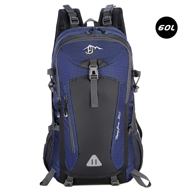 Dark Blue 60L 40L 50L 60L Пеший Туризм рюкзак путешествие Прогулка Спорт армейский походный рюкзак Для мужчин Для женщин восхождение Blaso Mochila с дождевик XA845WA - Цвет: Dark Blue 60L