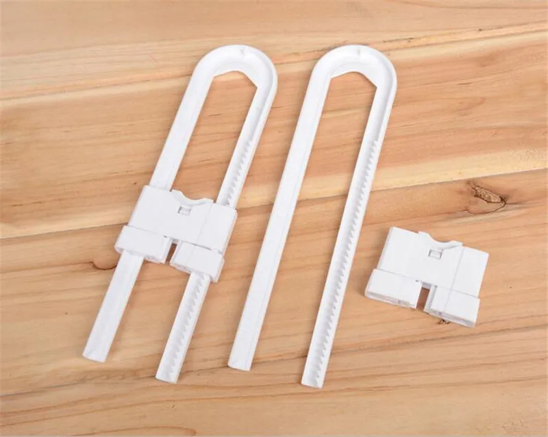 Pcs Baby Safety Lock U Shape Kids Baby Cabinet Locks Children Protection Cabinet Security Door Locking ABS Plastic Non-Toxic