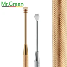 Mr. Green Набор для ухода за ушными ушками из нержавеющей стали, набор для чистки ушей, 2 шт, разные цвета, спиральные ушные сережки, ложка для ушей, подарочная коробка