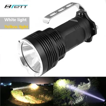 Flashlight LED CREE XM-L2 White or yellow can choose portable lamp Camping Adventure Hunting LED Searchlight