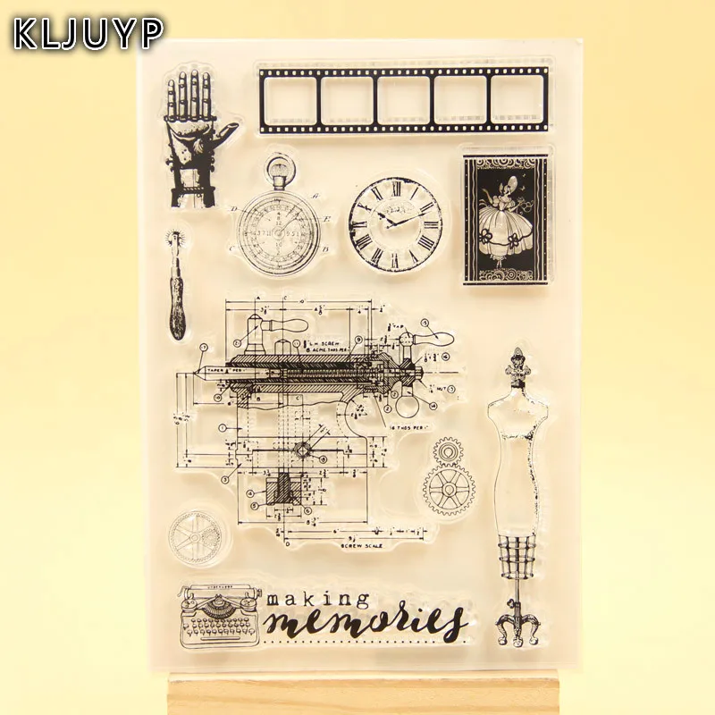 

KLJUYP Clear Stamps Scrapbook Paper Craft Clear stamp scrapbooking 467