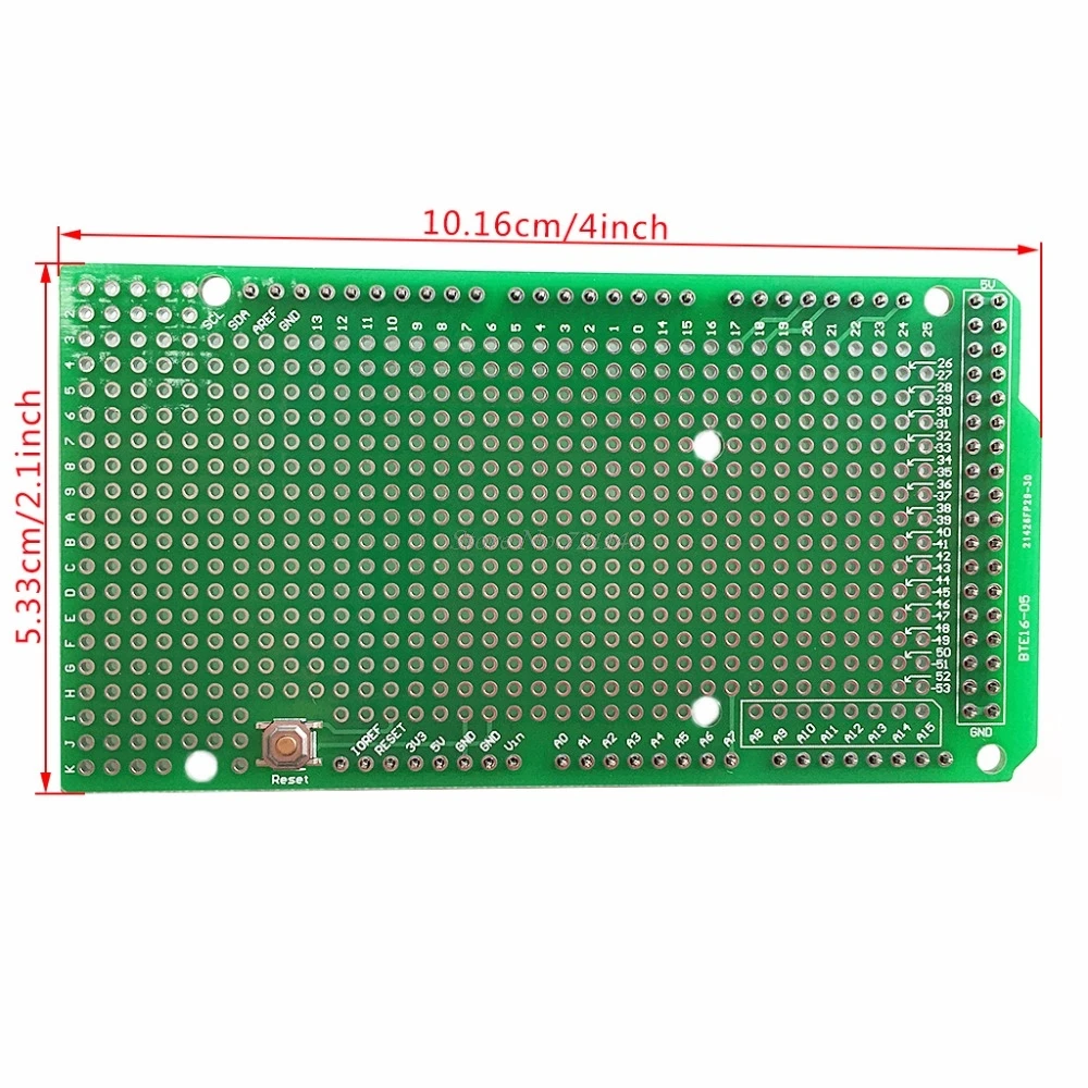 Двухсторонний PCB прототип PCB для MEGA 2560 R3 Щит DIY