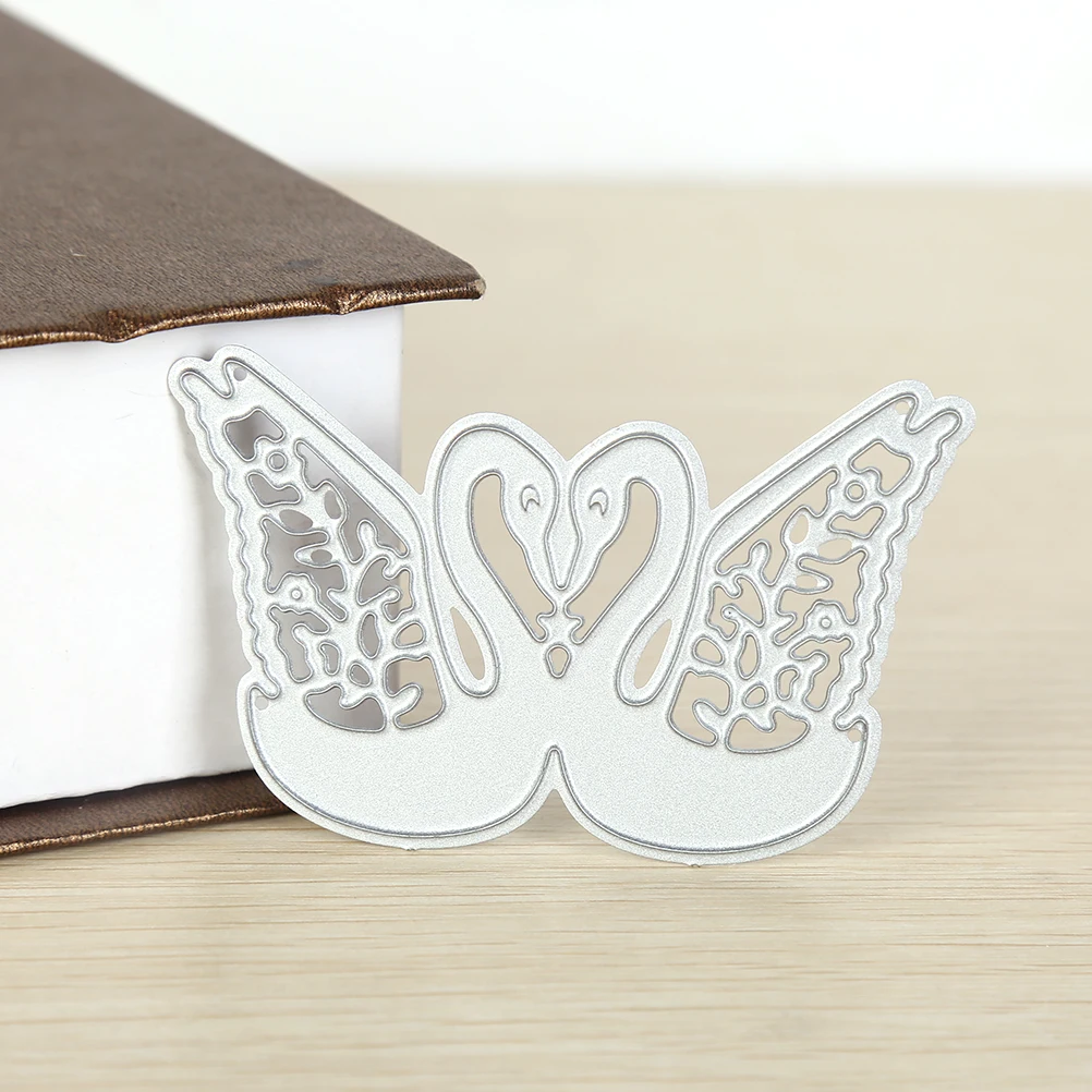 

Metal Die Cutting Dies In Scrapbooking Embossing Folder Suit For Cutting Machine Lovely Swans Die Cuts High quality