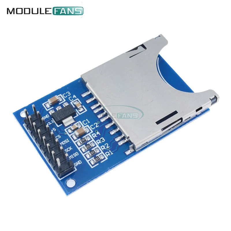 

3.3V 5V Reading Writing Sensor Shield Module For Arduino Write SD Card Slot Socket Reader ARM MCU Control Board Programable
