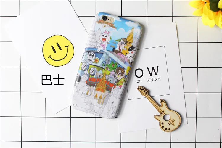 Fashion Soft IMD Cartoon Animals Case For iphone 6 6Plus Matte TPU Back Cover phone housing Capa Fundas for apple 6s 6s plus (10)