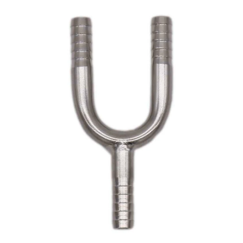 

Stainless Barb Wye 1/4" 3/8" Hose Barb Fitting Homebrew Beer Hardware