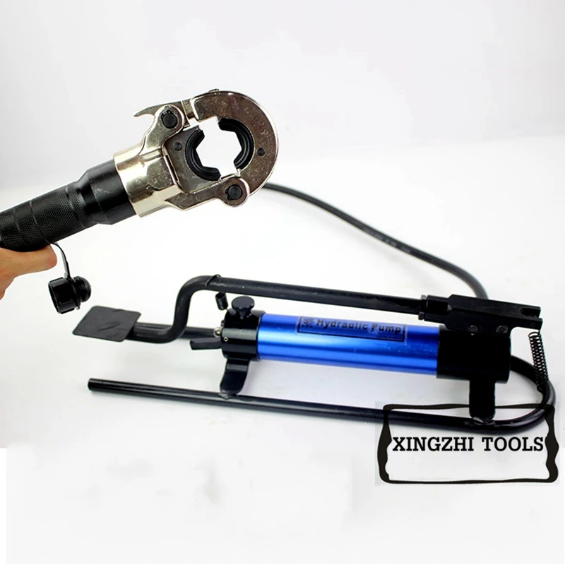 Hydraulic Crimping Tool with foot pump 10 300mm2hydraulic crimping toolhydraulic