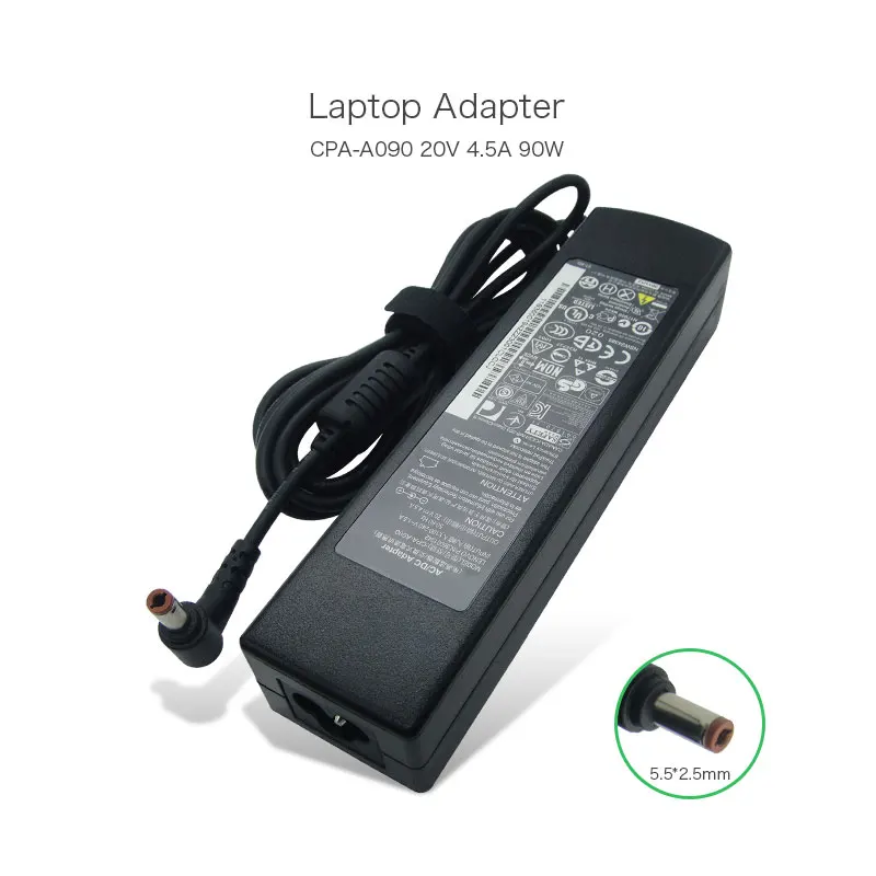 20V 4.5A 90W5. 5*2,5 мм CPA-A090 ADP-90DD B Питание для lenovo Y460 Y470 Y580 G480 Y450 IDEAPAD Z570 1024-DEU 54Y8864