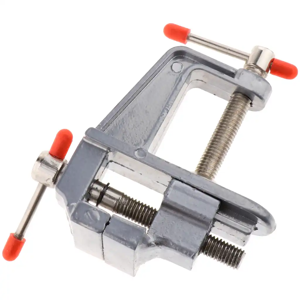 Aluminum Alloy Mini Table Bench Vice Vise for DIY Hobby Craft Woodwork Jewellery