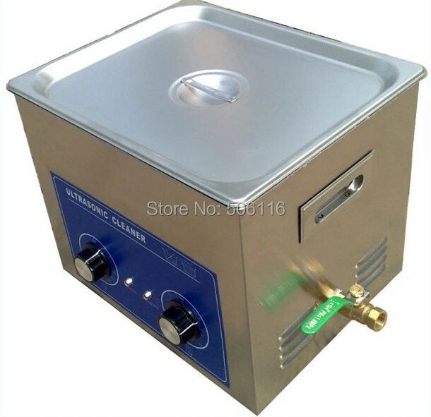 

Free ship Brand new 10L Stainless Ultrasonic Cleaner with Heater & timer