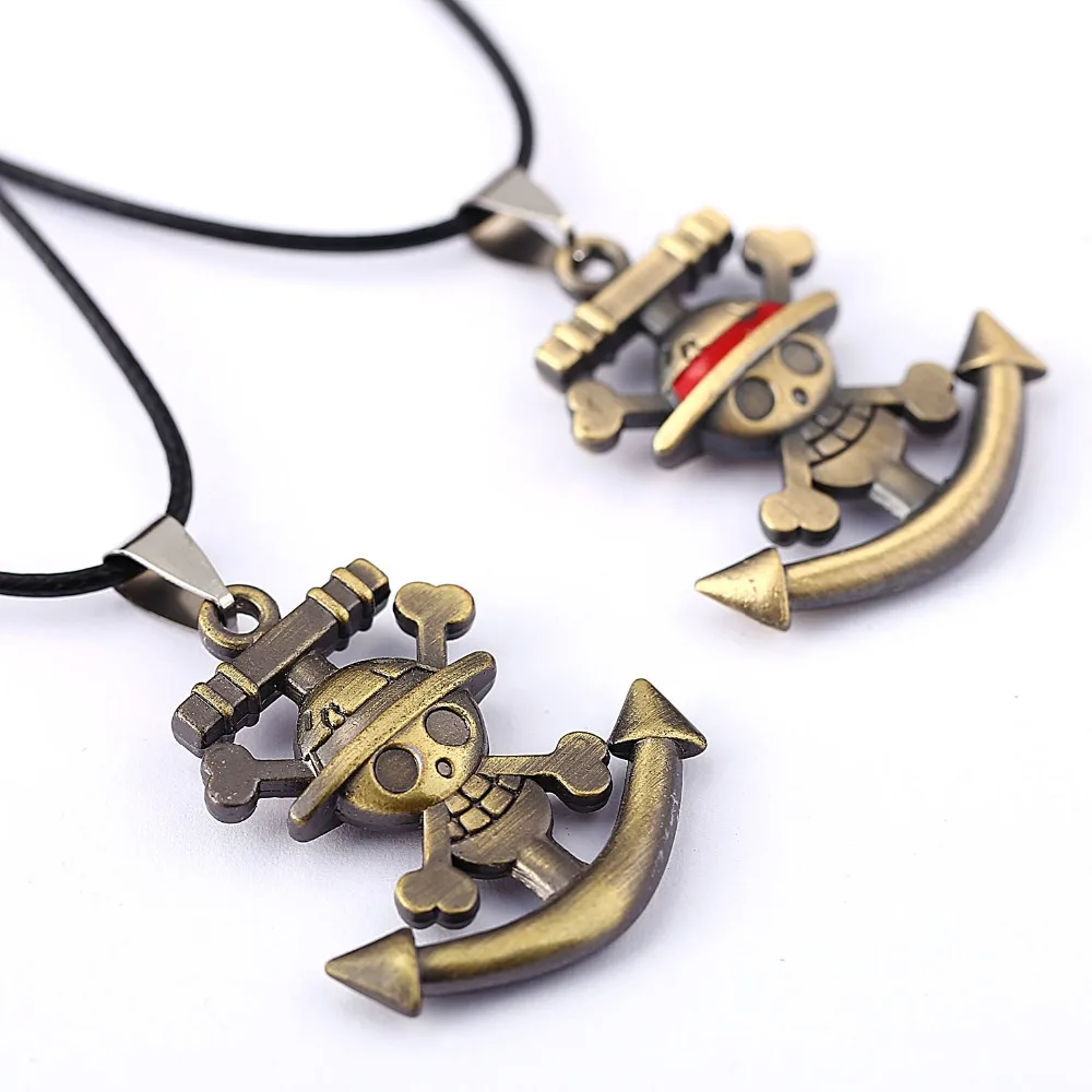 

ONE PIECE Necklace Luffy Anime Pendant Necklace 2016 Friendship Men Women Jewelry Choker Accessories YS11318