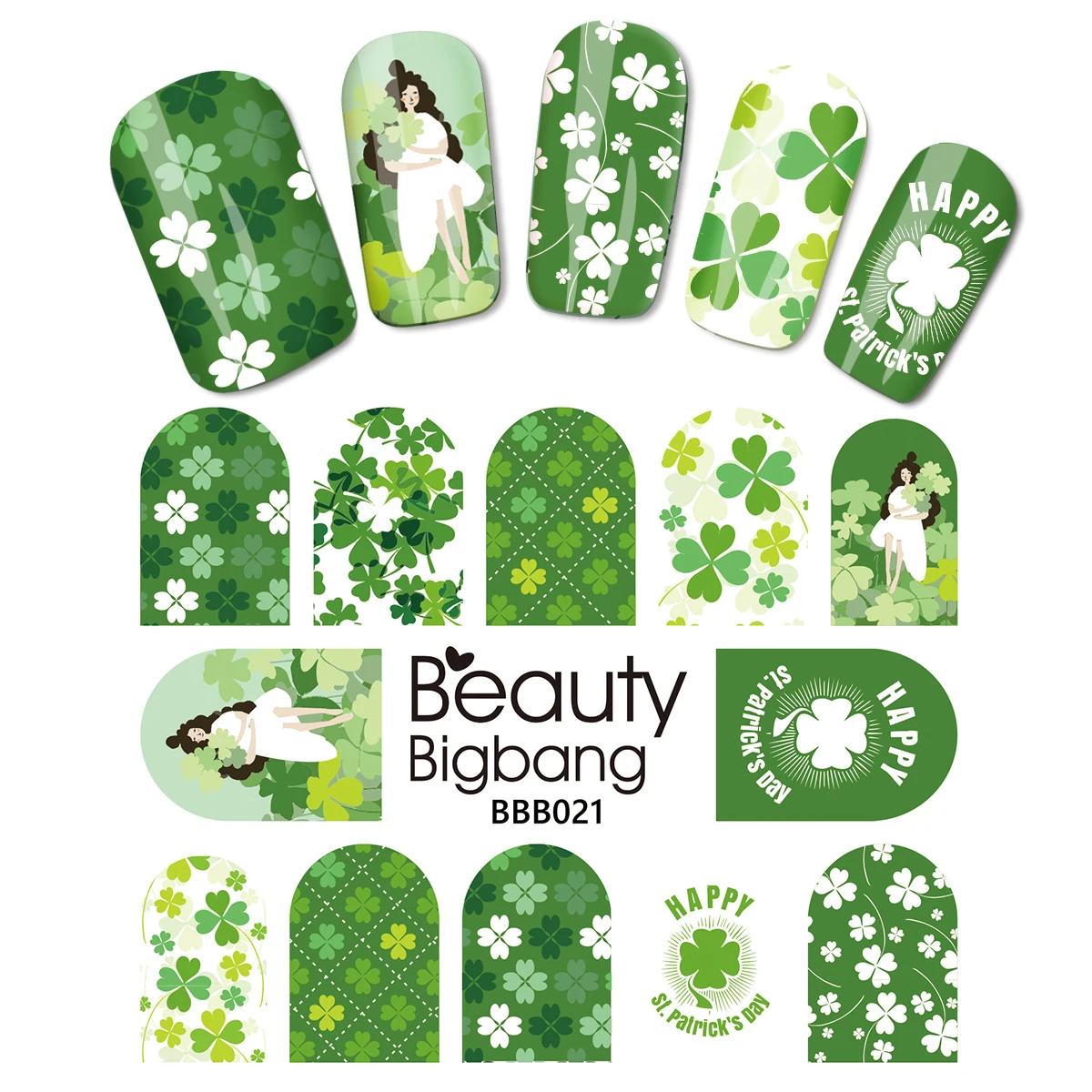 BeautyBigBang, 2 листа, водные наклейки для ногтей, дизайн, тропический фламинго, лист ананаса, украшение для ногтей, наклейки, водные кончики
