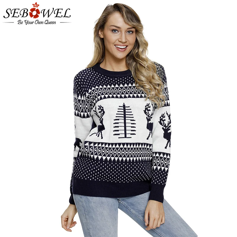 Navy-White-Reindeer-and-Christmas-Tree-Sweater-LC27827-105-8 