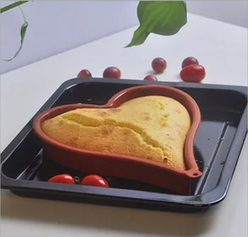 

heart-shape Food-garde 100% pure silicone cake mould DIY Bakeware Cake Tools Bread mold Cake mold