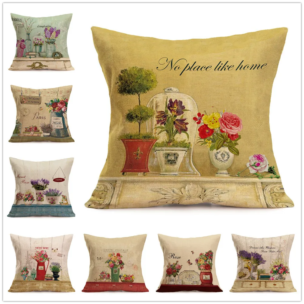 

Fashion Pillow Cover Cotton Linen Throw Pillow Case Waist Ofertas Del Dia