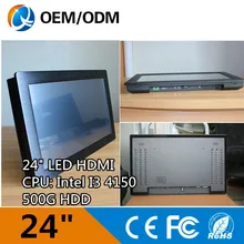 24 » industrial pc all in one computer panel pc Resolution 1920×1080 Capacitive touch i3 cpu 3.5GHz 2GB DDR3 32G SSD