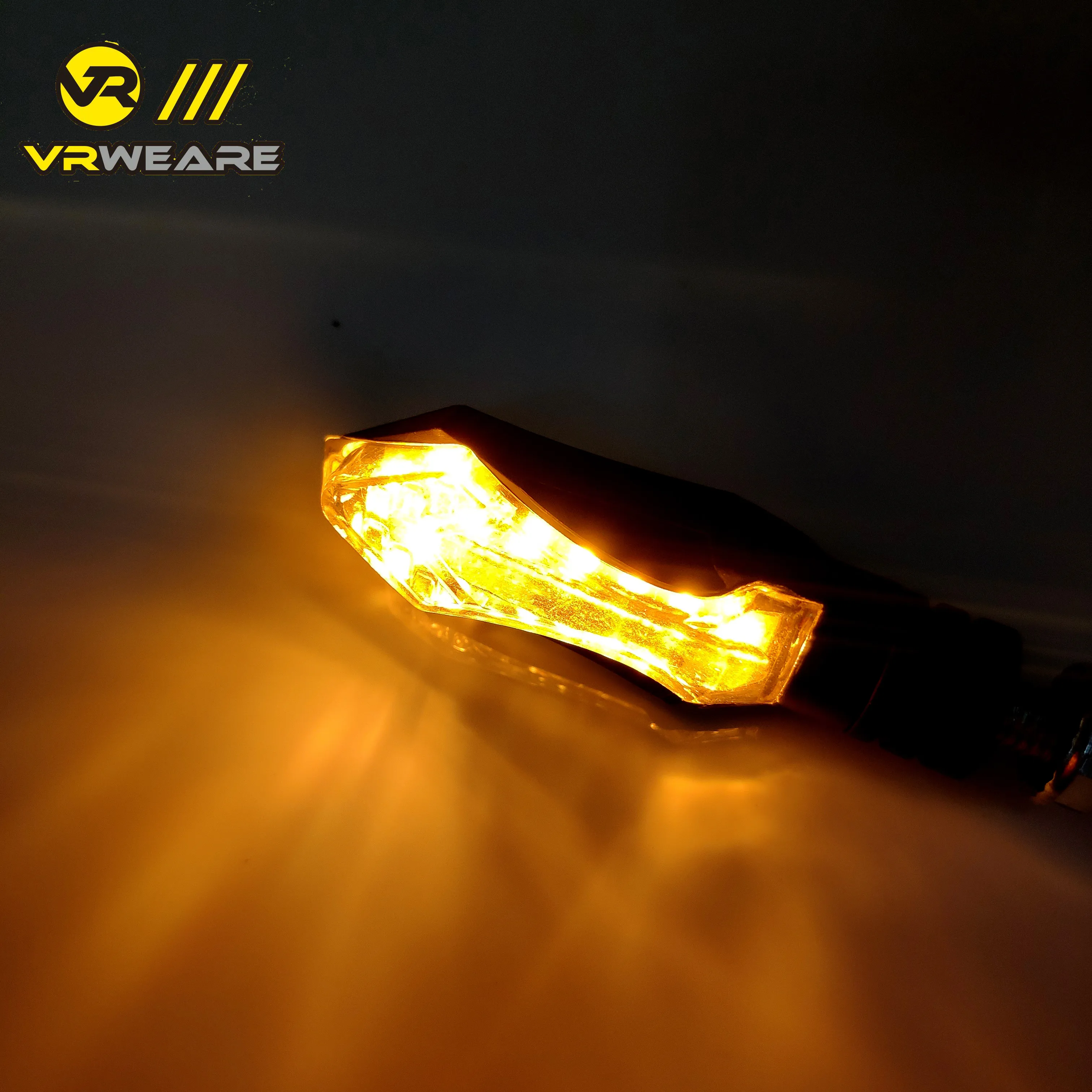 Указатель поворота черный корпус мотоциклетная мото лампа янтарные огни лампа для Honda для Yamaha для Suzuki