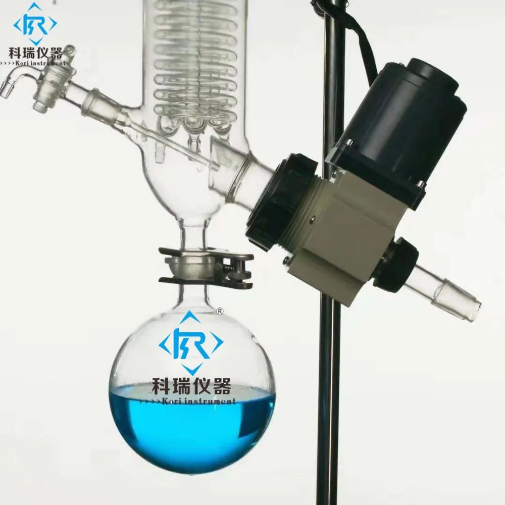 Китай роторный испаритель вакуумный ротовап машина/1л маленькая лабораторная травяная Дистилляция комплект с нагревательной ванной для извлечения конопляного масла