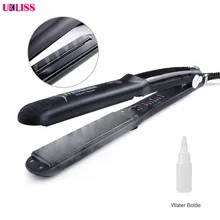 

Professional 450F Ceramic Steam Hair Straightener with Argan Oil Infusion Steam Flat Iron Ceramic Vapor Fast Heating Iron