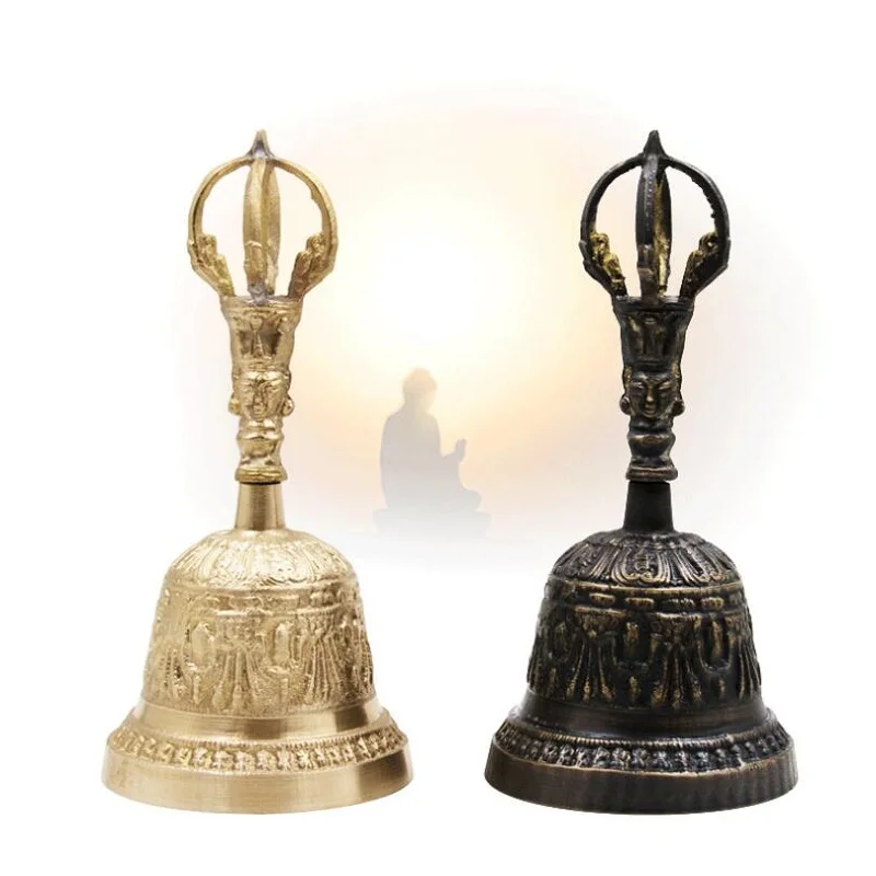 

Buddhist supplies Tantric Taoist instruments Hand ringing bell Pure copper bell