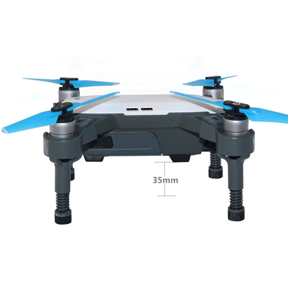 

4pcs Portable Shock Absorption Tripod Undercart For DJI Spark Drone Quick Release Landing Gear Accessories Skids Damper Guard