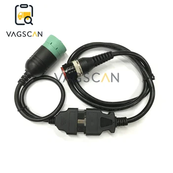 

excavator diagnostic tool 88890304 OBD2 OBDII cable with 88890302 9 Pin cable for Volvo Vocom II Vocom 88890030